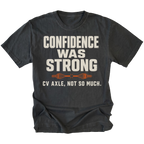 Black t-shirt featuring the Weak CV Axle design on the front by Trail Snark.