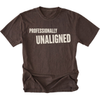 Espresso T-Shirt featuring the Professionally Unaligned design on the front by Trail Snark.
