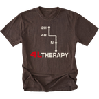 Espresso t-shirt featuring the 4L Therapy design on the front by Trail Snark.