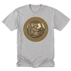 Light Steel T-Shirt featuring the Dual Case Crawler Crew business days design on the front by Trail Snark.