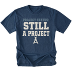 Navy Blue T-Shirt featuring the Still A Project design on the front by Trail Snark.