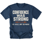 Navy t-shirt featuring the Weak CV Axle design on the front by Trail Snark.